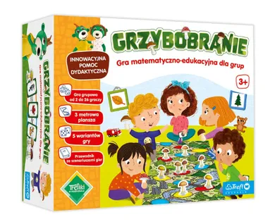 Trefl, Trefliki w przedszkolu, Grzybobranie, gra planszowa dla grup