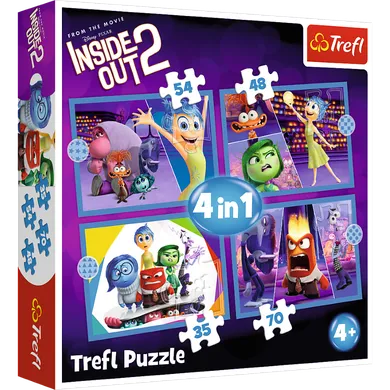 Trefl, W głowie się nie mieści 2, Emocje rządzą, puzzle 4w1, 207 elementów