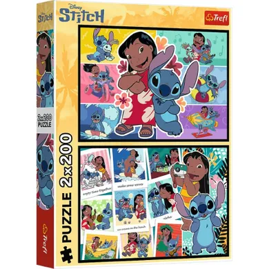 Trefl, Wesołe życie Stitcha, puzzle, 2-200 elementów