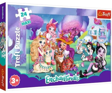 Trefl, Wesoły świat Enchantimals, puzzle maxi, 24 elementy