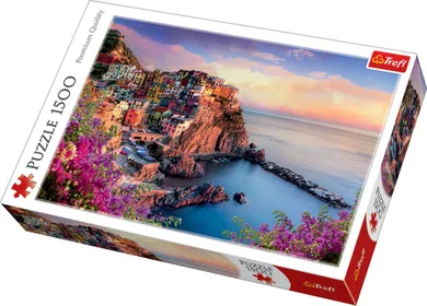 Trefl, Widok na miasteczko Manarola, puzzle, 1500 elementów