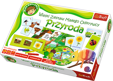 Trefl, Wielki Zestaw Małego Odkrywcy. Przyroda, gra edukacyjna