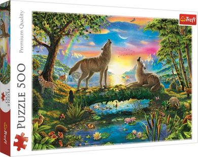 Trefl, Wilcza natura, puzzle, 500 elementów