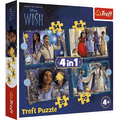 Trefl, Wish, Marzenia się spełniają, puzzle, 4w1