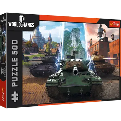Trefl, World of Tanks, Czas na akcję, puzzle, 500 elementów