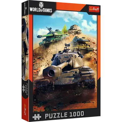 Trefl, World of Tanks, Czołgi w boju, puzzle, 1000 elementów