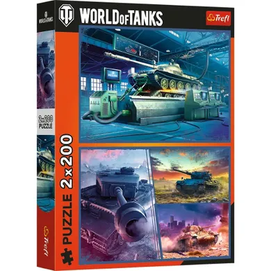 Trefl, World of Tanks, Pancerna misja, puzzle, 2-200 elementów