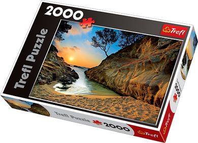 Trefl, Wschód słońca - Costa Brava, Hiszpania, puzzle, 2000 elementów