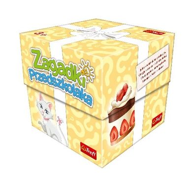 Trefl, Zagadki gra przedszkolaka, żółta, 3+