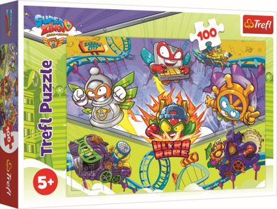 Trefl, Zwariowane Super Zings, puzzle, 100 elementów