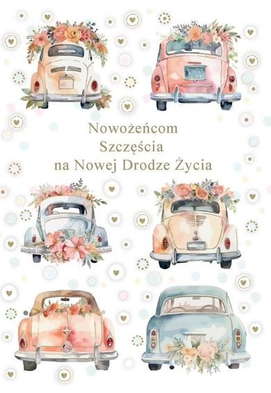 Trend, karnet okolicznościowy, Ślub