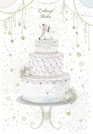 Trend, karnet okolicznościowy, Ślub