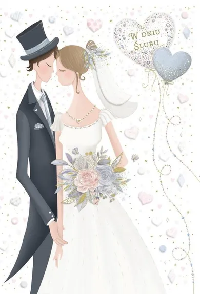 Trend, karnet okolicznościowy, Ślub