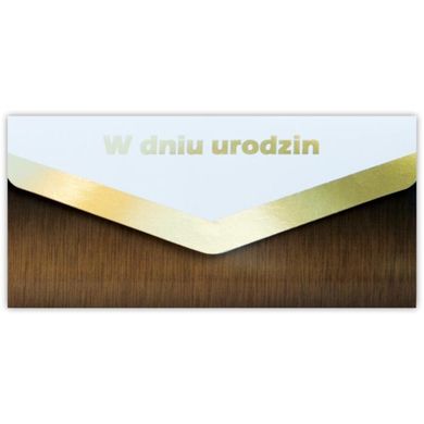 Trend, karnet z kopertą, W dniu urodzin