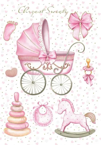 Trend, kartka okolicznościowa, Chrzest