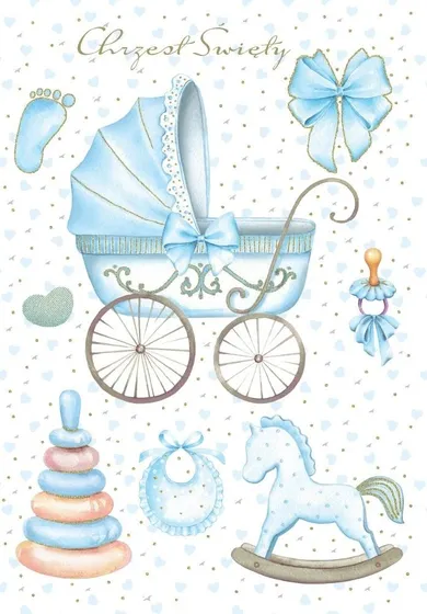 Trend, kartka okolicznościowa, Chrzest