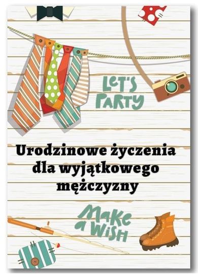 Trend, kartka okolicznościowa, Let's party