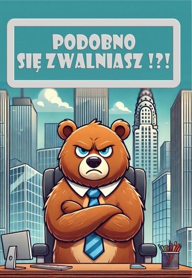 Trend, kartka okolicznościowa, Podobno się zwalniasz!?!