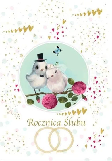Trend, kartka okolicznościowa, Rocznica Ślubu