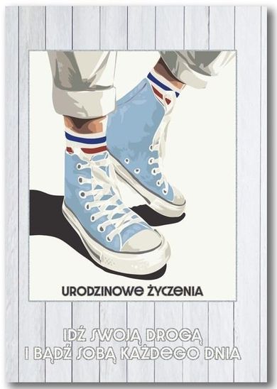 Trend, kartka okolicznościowa, Urodzinowe życzenia