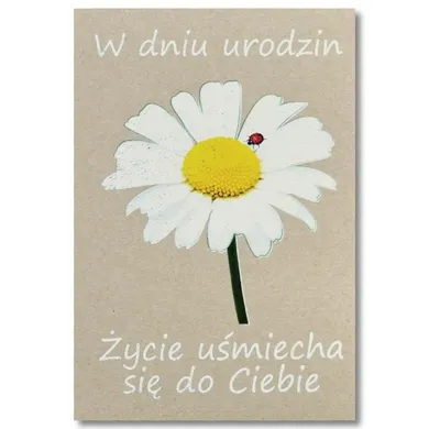 Trend, kartka okolicznościowa, Urodziny