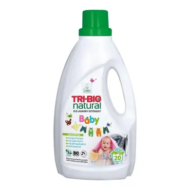 Tri-Bio, Baby, ekologiczny skoncentrowany płyn do prania ubranek dziecięcych, 940 ml