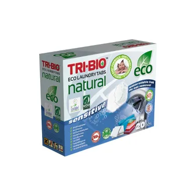 Tri-Bio, naturalne eko kapsułki do prania Sensitive, 14 szt.