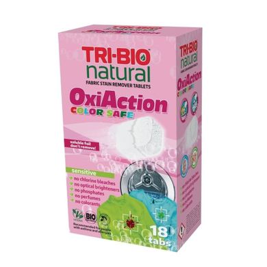 Tri-Bio, Oxi Action Color, tabletki do prania, 18 szt.