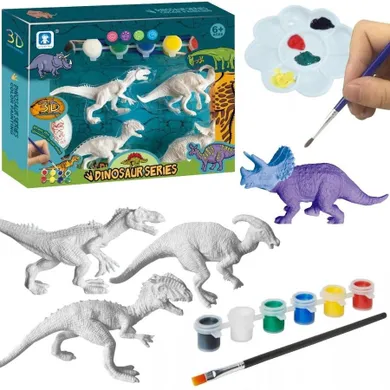 Trifox, Dinozaury, figurki gipsowe do malowania