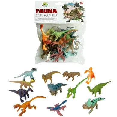 Trifox, Dinozaury, zestaw figurek, 12 szt.