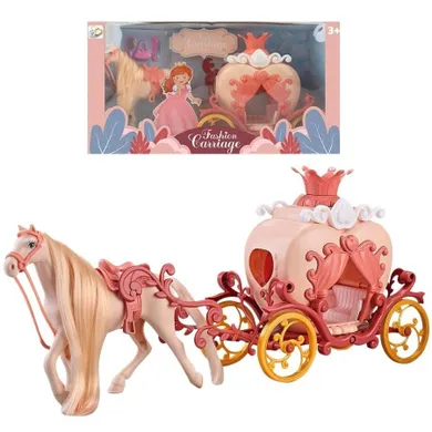 Trifox, kareta z koniem dla lalek