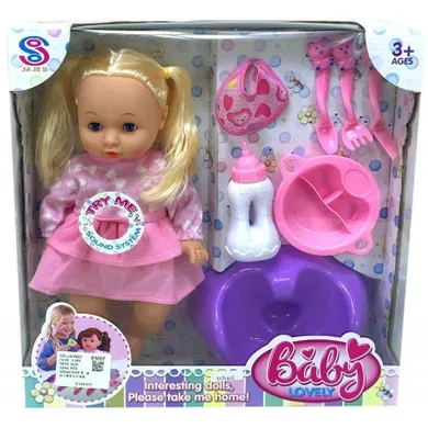 Trifox, lalka z głosem mama i tata i akcesoriami