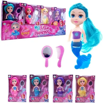 Trifox, mini lalka syrenka z akcesoriami do czesania, 1 szt.