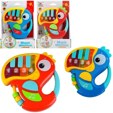 Trifox, papuga, pianinko, zabawka muzyczna, 1 szt.