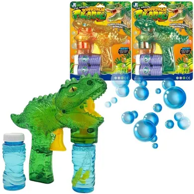Trifox, pistolet na bańki mydlane, dinozaur