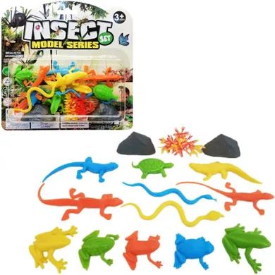 Trifox, Płazy i gady, zestaw figurek, 15 elementów