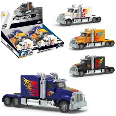 Trifox, pojazd ciężarowy, metalowy, ze światłem i dźwiękiem, 1 szt.