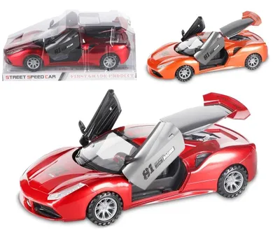 Trifox, pojazd sportowy, czerwony