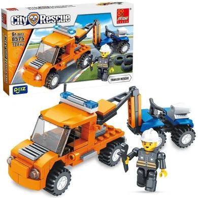 Trifox, pomoc drogowa, klocki, 124 elementy