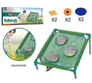 Trifox, rzut do celu, mata z otworami, gra zręcznościowa