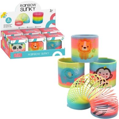 Trifox, tęczowa sprężyna, zwierzęta, 1 szt.