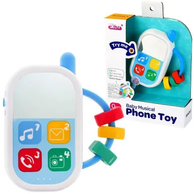 Trifox, telefon, grzechotka, zabawka interaktywna