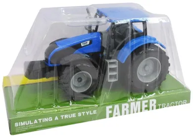 Trifox, traktor z napędem, niebieski