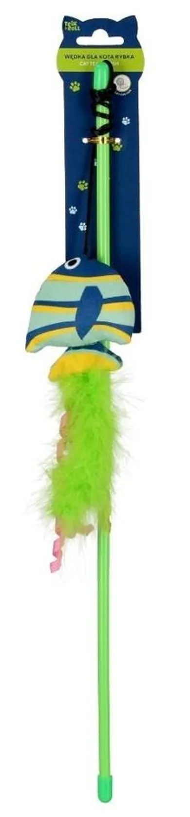 Trik&Roll, wędka dla kota, rybka