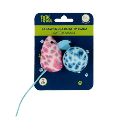 Trik&Roll, zabawka dla kota, myszka pluszowa i piłka pluszowa