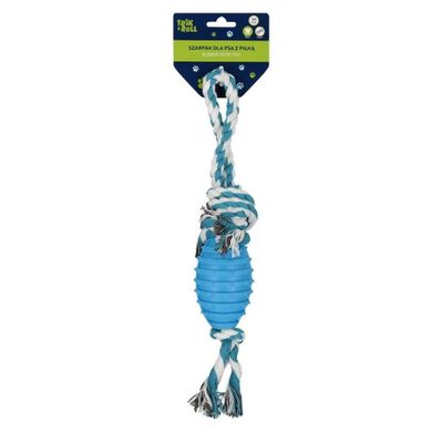 Trik&Roll, zabawka dla psa, szarpak z piłką, 34 cm
