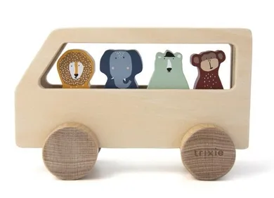 Trixie Baby, drewniany autobus dla zwierząt