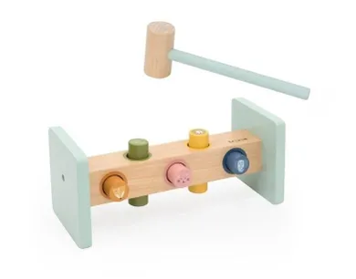 Trixie Baby, przebijanka z młotkiem, drewniana