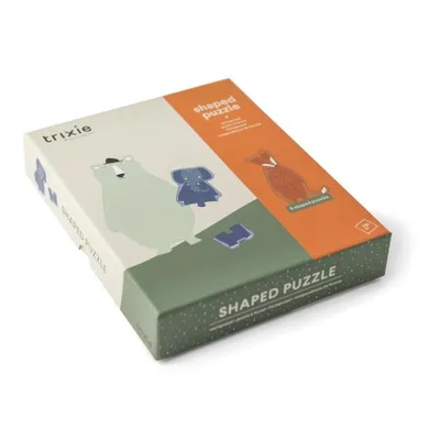 Trixie Baby, zwierzęta, puzzle drewniane