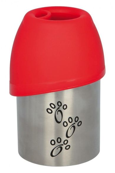 Trixie, butelka turystyczna z miską dla psa, 300 ml